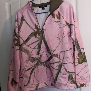 Pink camo hoodie
